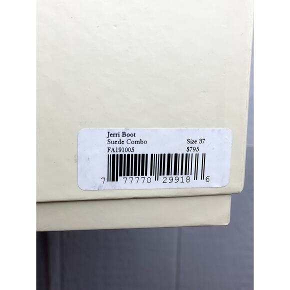 ULLA JOHNSON Jerri Suede Patchwork Tall Boots NWB US 7 $795 - Picture 11 of 12